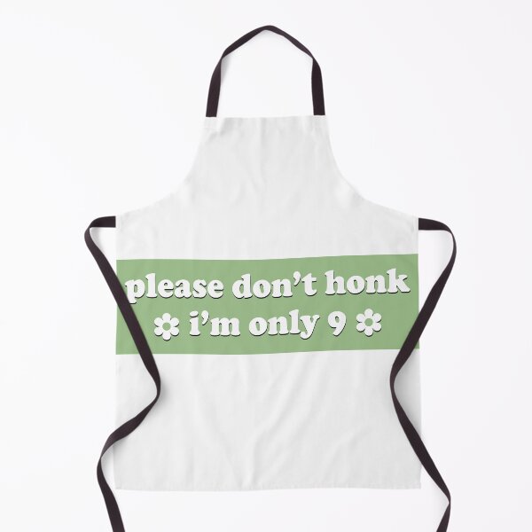 Item preview, Please Don't Honk I'm Only 9 Bumper designed and sold by fanky-bumper.