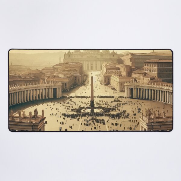 Item preview, Eternal City - St. Peter Square in Sepia designed and sold by FarBeyound.