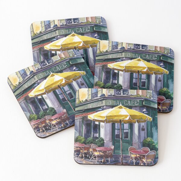 Item preview, Paris Cafe Charm | French Art Landscape Painting….. By Carraann designed and sold by CARRAANN.