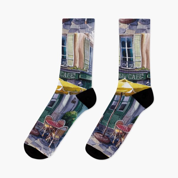 Item preview, Paris Cafe Charm | French Art Landscape Painting….. By Carraann designed and sold by CARRAANN.