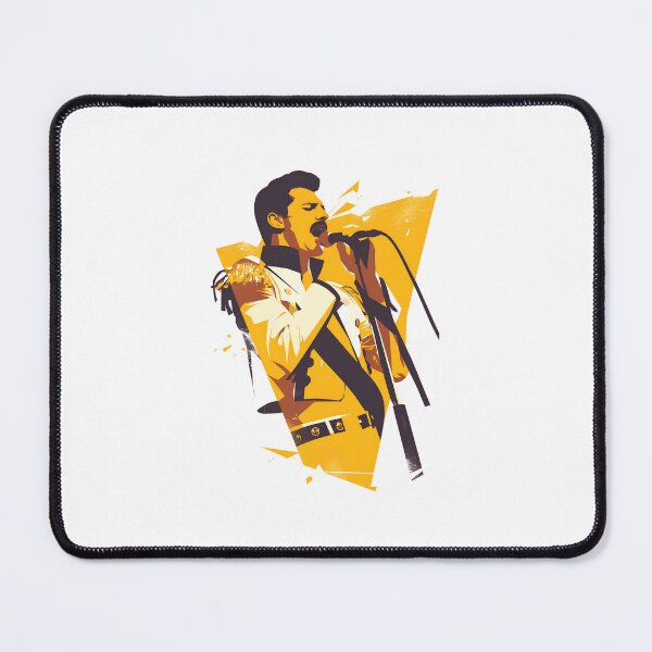 Item preview, Iconic Vocalist - Yellow Backdrop - Rock Music designed and sold by Fenay Designs.
