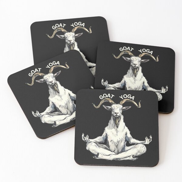 Item preview, Meditating Goat Yoga Unisex Mindfulness Relaxation Graphic designed and sold by MTJ-Mushrooms.