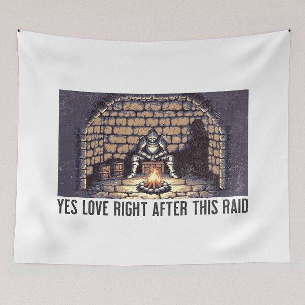 Item preview, Yes Love Right After This Raid Knight Warrior in Queue designed and sold by franzandsabina.