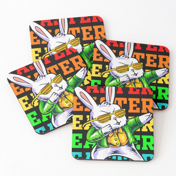 Item preview, Dabbing Rabbit Happy Easter Day Colorful Dab Boys Girls Kids  designed and sold by BrandtMertz.
