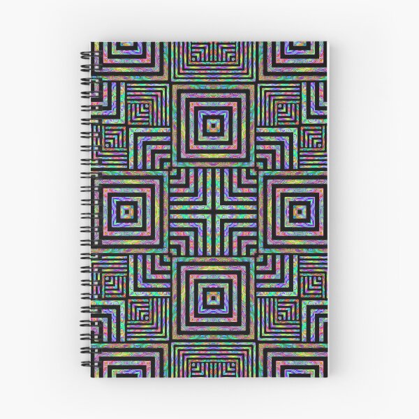 Item preview, colorful pattern of concentric squares designed and sold by chambergambit.