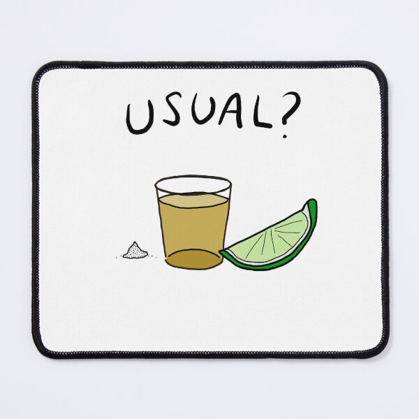 Item preview, Usual tequila slammer designed and sold by AnnieForeman.