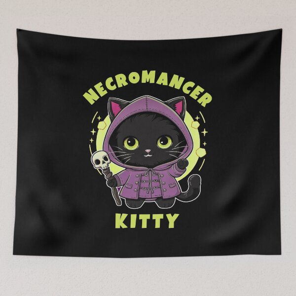 Item preview, Cat Necromancer designed and sold by SztuKarola.