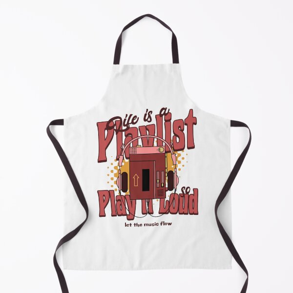 Item preview, LIfe is a Playlist: Play it loud designed and sold by KomixsDesign.