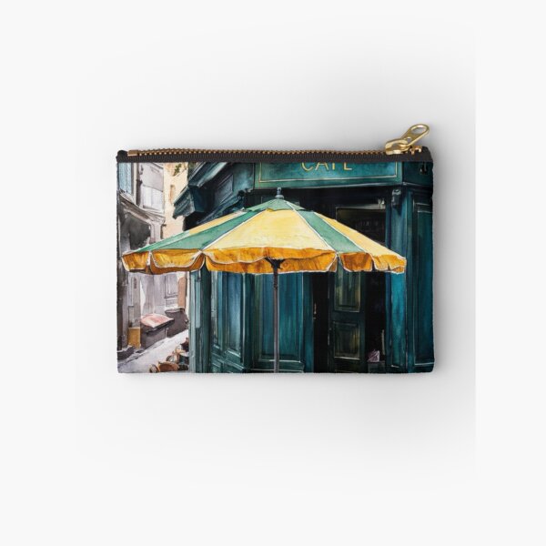 Item preview, Parisian Cafe Charm | French Art Landscape Painting..By Carraann  designed and sold by CARRAANN.