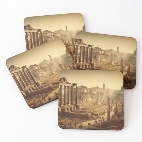 Item preview, Roman Ruins Reverie - Sepia-toned Forum Walk designed and sold by FarBeyound.