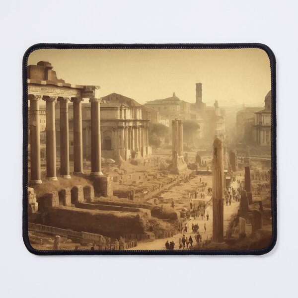 Item preview, Roman Ruins Reverie - Sepia-toned Forum Walk designed and sold by FarBeyound.