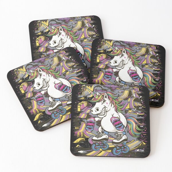 Artikelvorschau, crazy skating Unicorn entworfen und verkauft von Ocdawa.