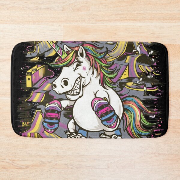 Artikelvorschau, crazy skating Unicorn entworfen und verkauft von Ocdawa.