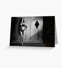UPTOWN GIRL Greeting Card
