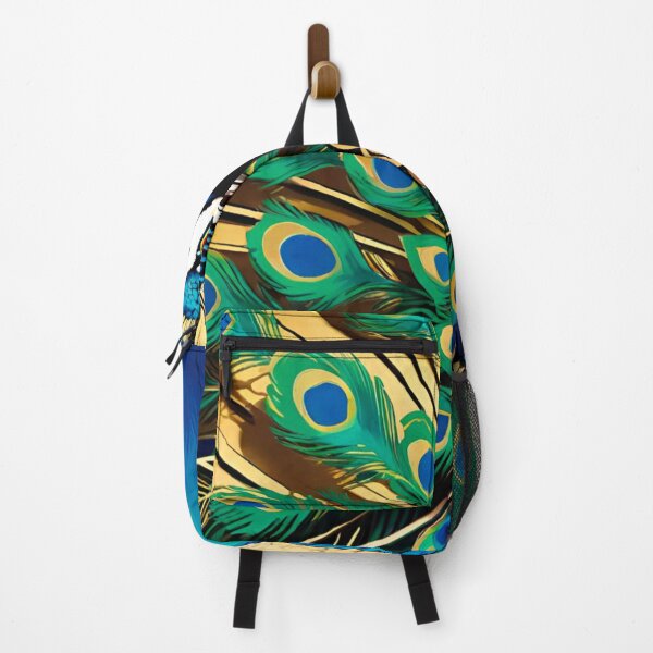 Aperçu de l'œuvre Plumage Radieux : Majestueux Paon Multicolore créée et vendue par GrizzlyCollective.