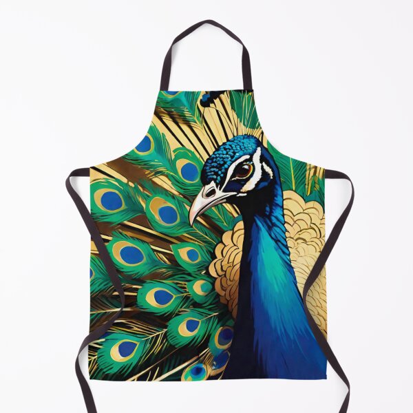Aperçu de l'œuvre Plumage Radieux : Majestueux Paon Multicolore créée et vendue par GrizzlyCollective.
