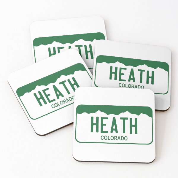 Item preview, Colorado License Plate - Heath designed and sold by rracheell.