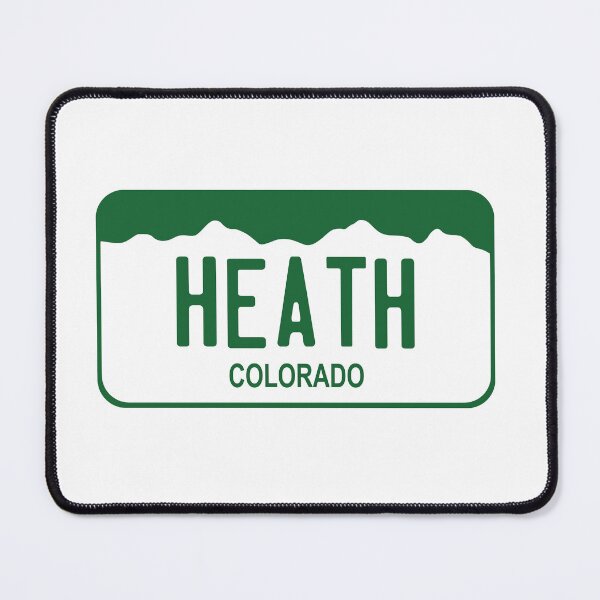 Item preview, Colorado License Plate - Heath designed and sold by rracheell.