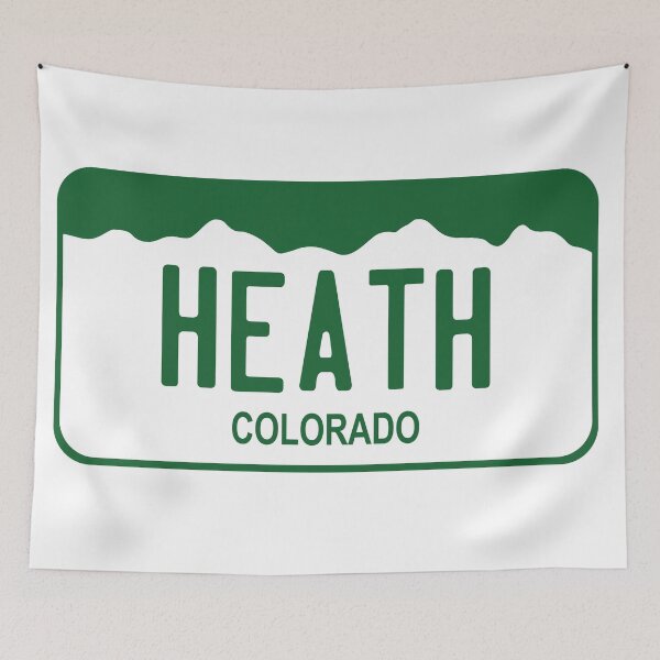 Item preview, Colorado License Plate - Heath designed and sold by rracheell.