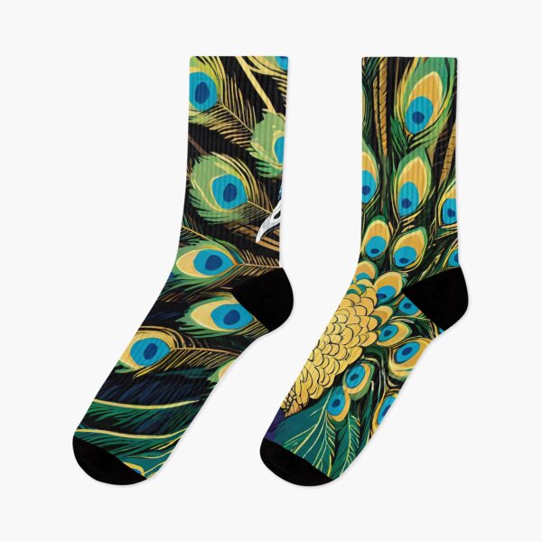 Item preview, Vibrant Plumage: Vividly Colored Peacock designed and sold by GrizzlyCollective.