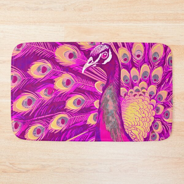 Item preview, Pastel Elegance: Pink and Yellow Peacock designed and sold by GrizzlyCollective.