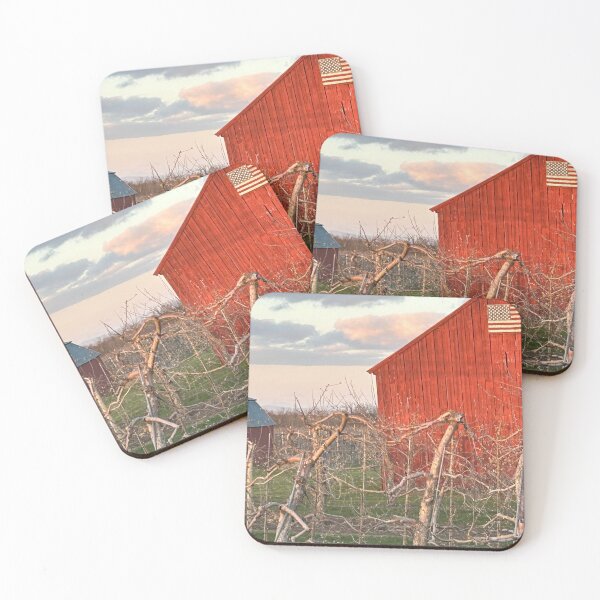 Item preview, Sun Sets on the Barn in the Orchard designed and sold by fierceautie.