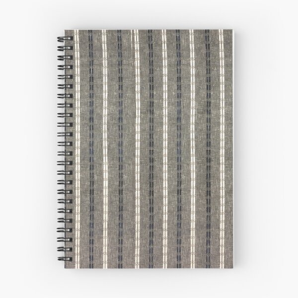 Item preview, Striped Fabric, White Stripes Creep up a Black Base,Pattern designed and sold by FINALSHOP1.