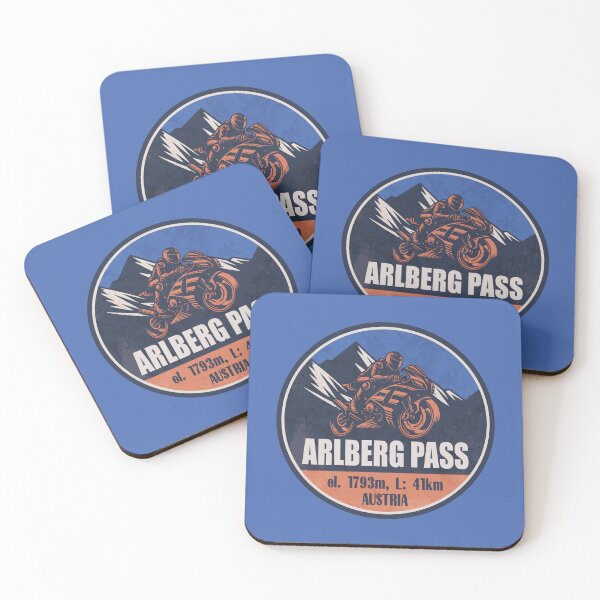 Item preview, Arlberg Pass Austria Motorcycling Mountain Design designed and sold by CynthiaGraphics.