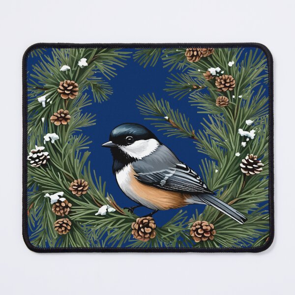 Item preview, Maine Black Capped Chickadee With Pine designed and sold by taiche.