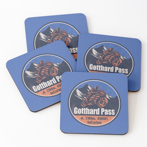 Item preview, Gotthard Pass Switzerland Motorcycling Mountain Design designed and sold by CynthiaGraphics.