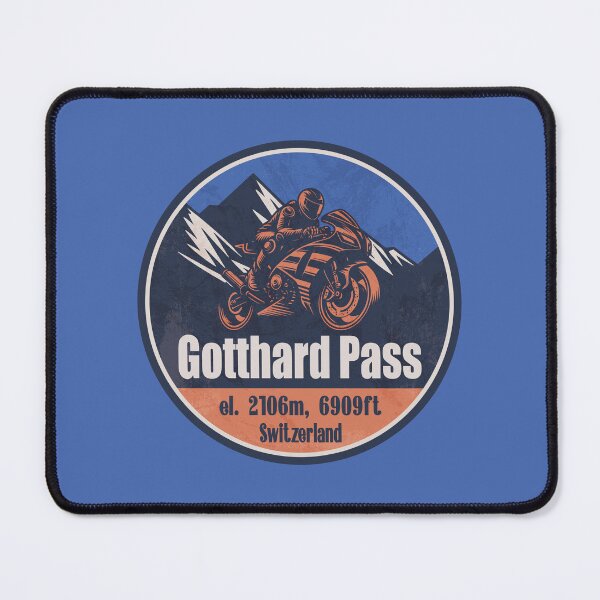 Item preview, Gotthard Pass Switzerland Motorcycling Mountain Design designed and sold by CynthiaGraphics.