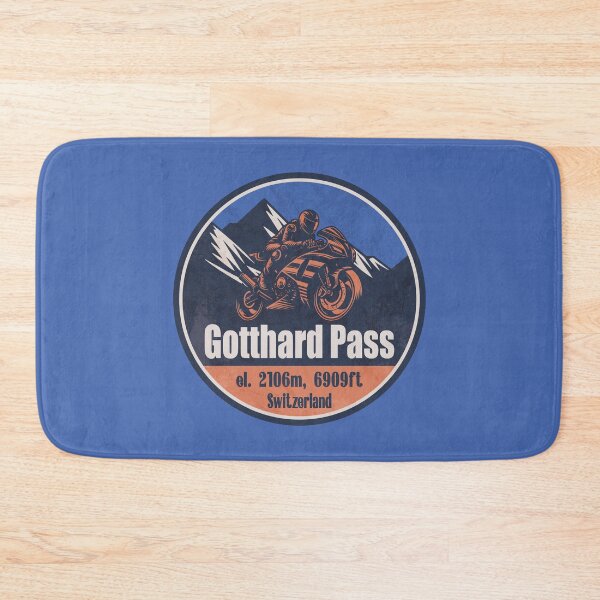 Item preview, Gotthard Pass Switzerland Motorcycling Mountain Design designed and sold by CynthiaGraphics.