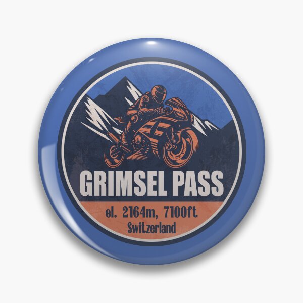 Artikelvorschau, Grimselpass Schweiz Motorradfahren Berg Design entworfen und verkauft von CynthiaGraphics.