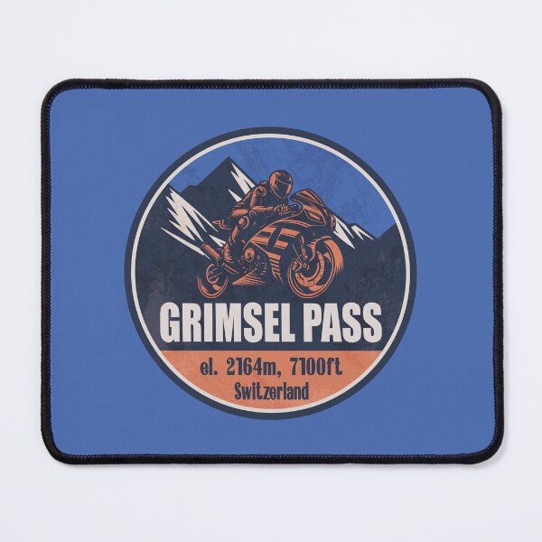 Item preview, Grimsel Pass Switzerland Motorcycling Mountain Design designed and sold by CynthiaGraphics.