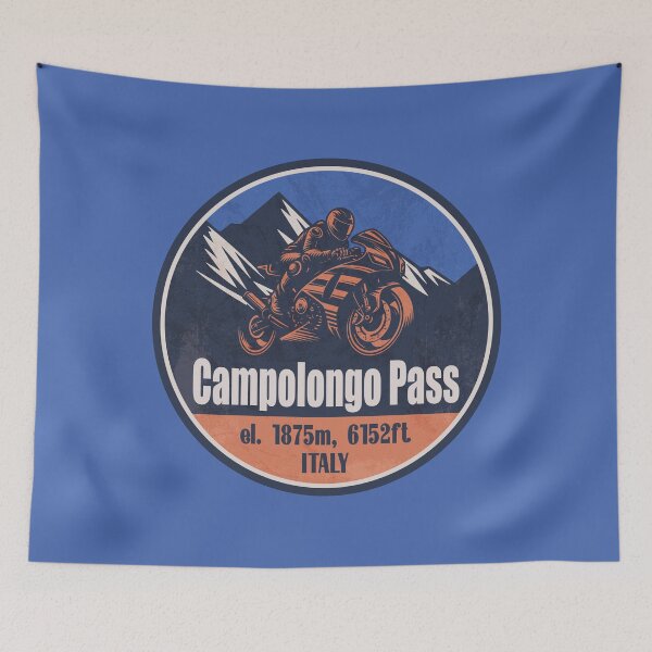Item preview, Campolongo Pass Italy Motorcycling Mountain Design designed and sold by CynthiaGraphics.
