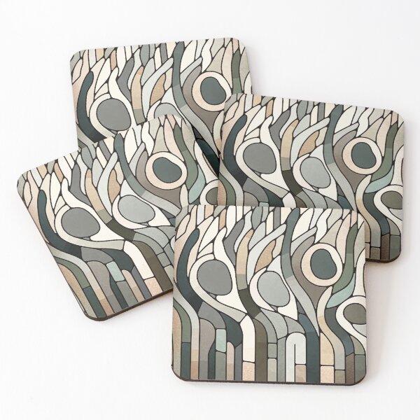 Item preview, Earthen Rhythms - Organic Abstract Line Art designed and sold by FarBeyound.