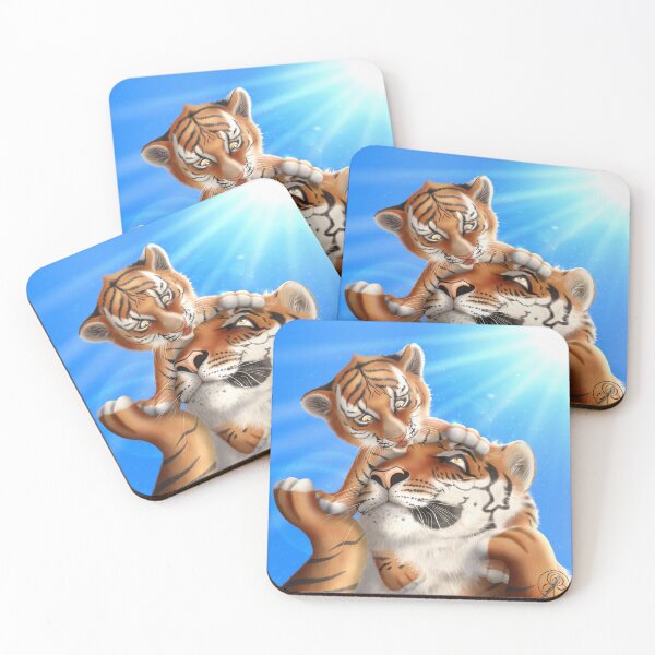 Item preview, Tiger and his cub designed and sold by Iris Créa.