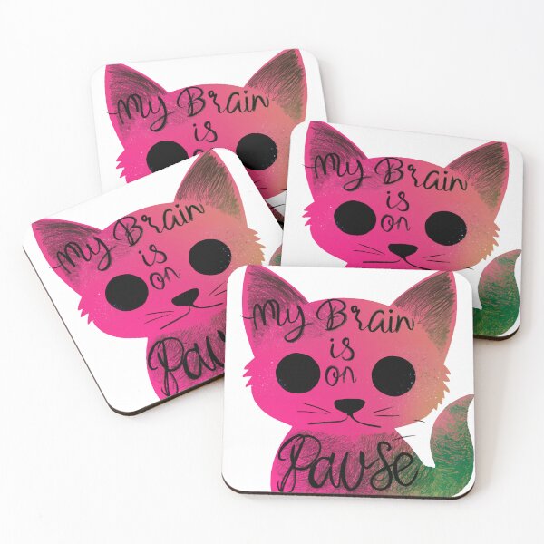 Item preview, Kitty- Brain on Pause designed and sold by RestingLioness.