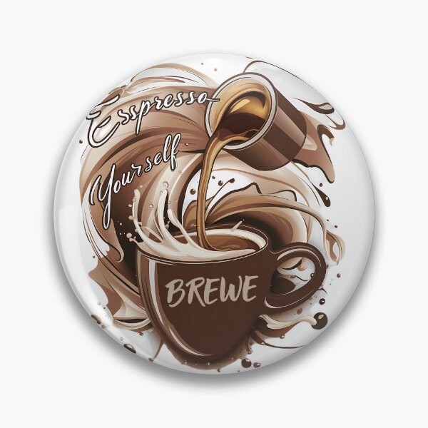 Item preview, Artistic Espresso Essence, Coffee Brewing designed and sold by TrendyGraphTees.