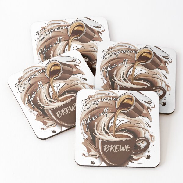 Item preview, Artistic Espresso Essence, Coffee Brewing designed and sold by TrendyGraphTees.