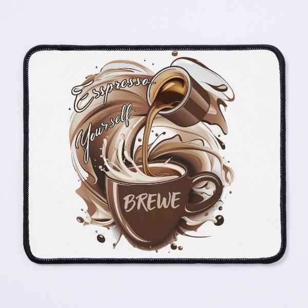 Item preview, Artistic Espresso Essence, Coffee Brewing designed and sold by TrendyGraphTees.