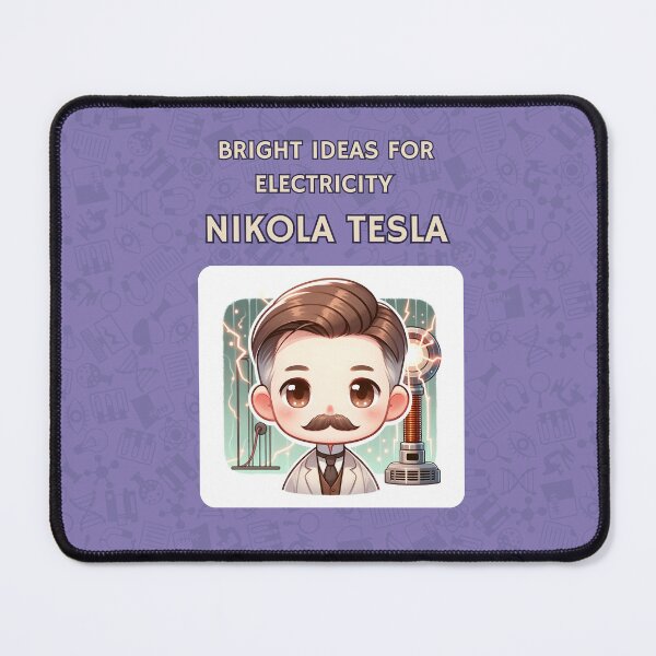 Item preview, Bright Ideas for Electricity Nikola Tesla designed and sold by VickiVybesArt.