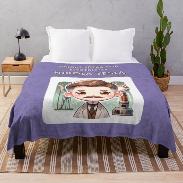 Item preview, Bright Ideas for Electricity Nikola Tesla designed and sold by VickiVybesArt.