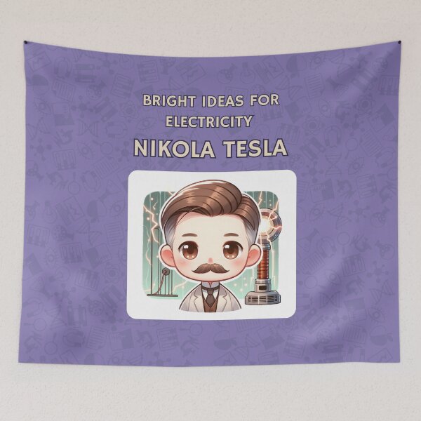 Item preview, Bright Ideas for Electricity Nikola Tesla designed and sold by VickiVybesArt.