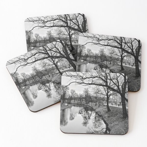 Item preview, By the canal. Riga 2024 bw designed and sold by Jouko Lehto Photography.