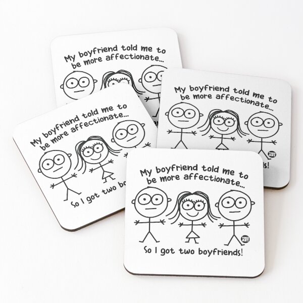 Item preview, TWO BOYFRIENDS GIRL designed and sold by TODD GOLDMAN.