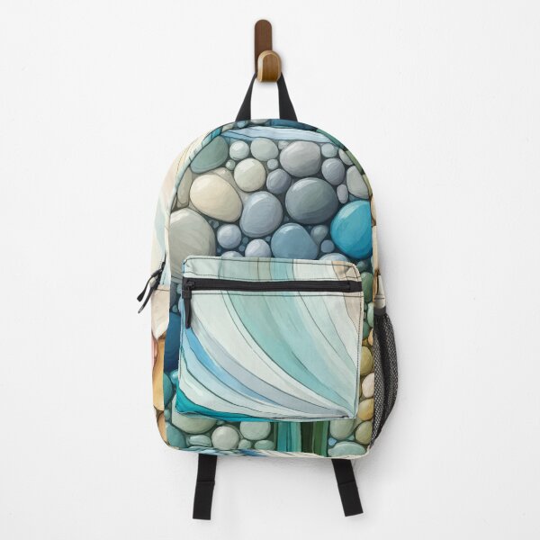 Item preview, Pastel Waves - Abstract Seaside Pebble Art designed and sold by FarBeyound.