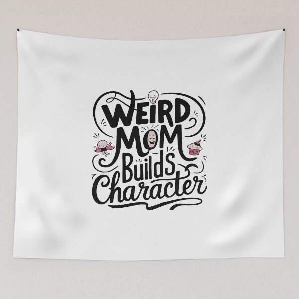 Item preview, Weird Mom Builds Character designed and sold by BRROOLY.