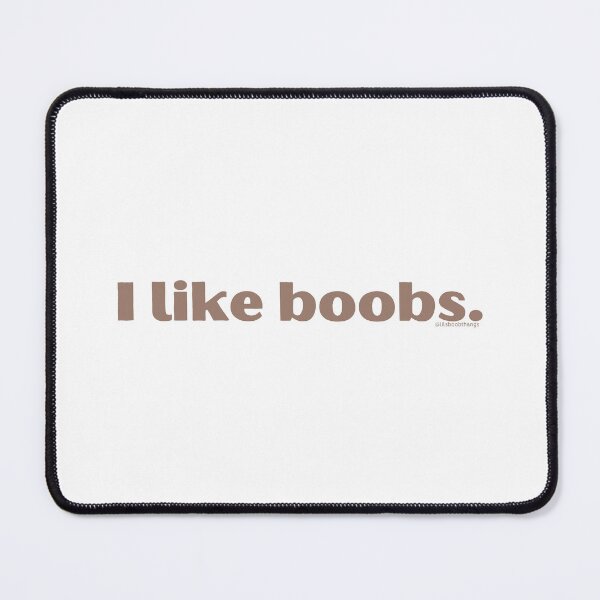 Item preview, I like boobs., v14a, light brown | @lilsboobthangs designed and sold by lilsboobthangs.