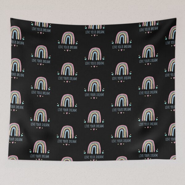 Item preview,  Live your dream. Cute print with lettering and rainbow designed and sold by Mariana Shymkovych.